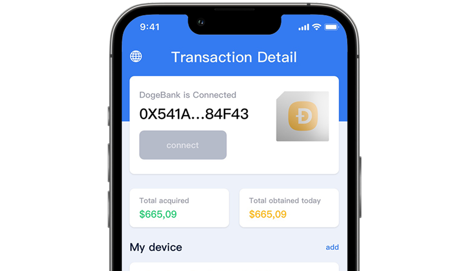 Deposit and withdrawal details