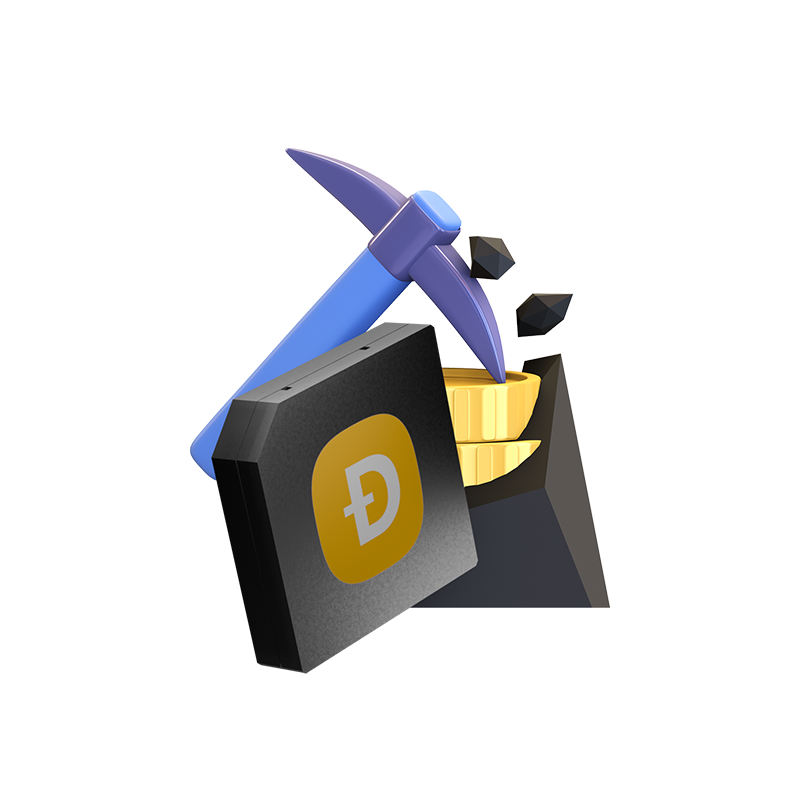 Start mining illustration